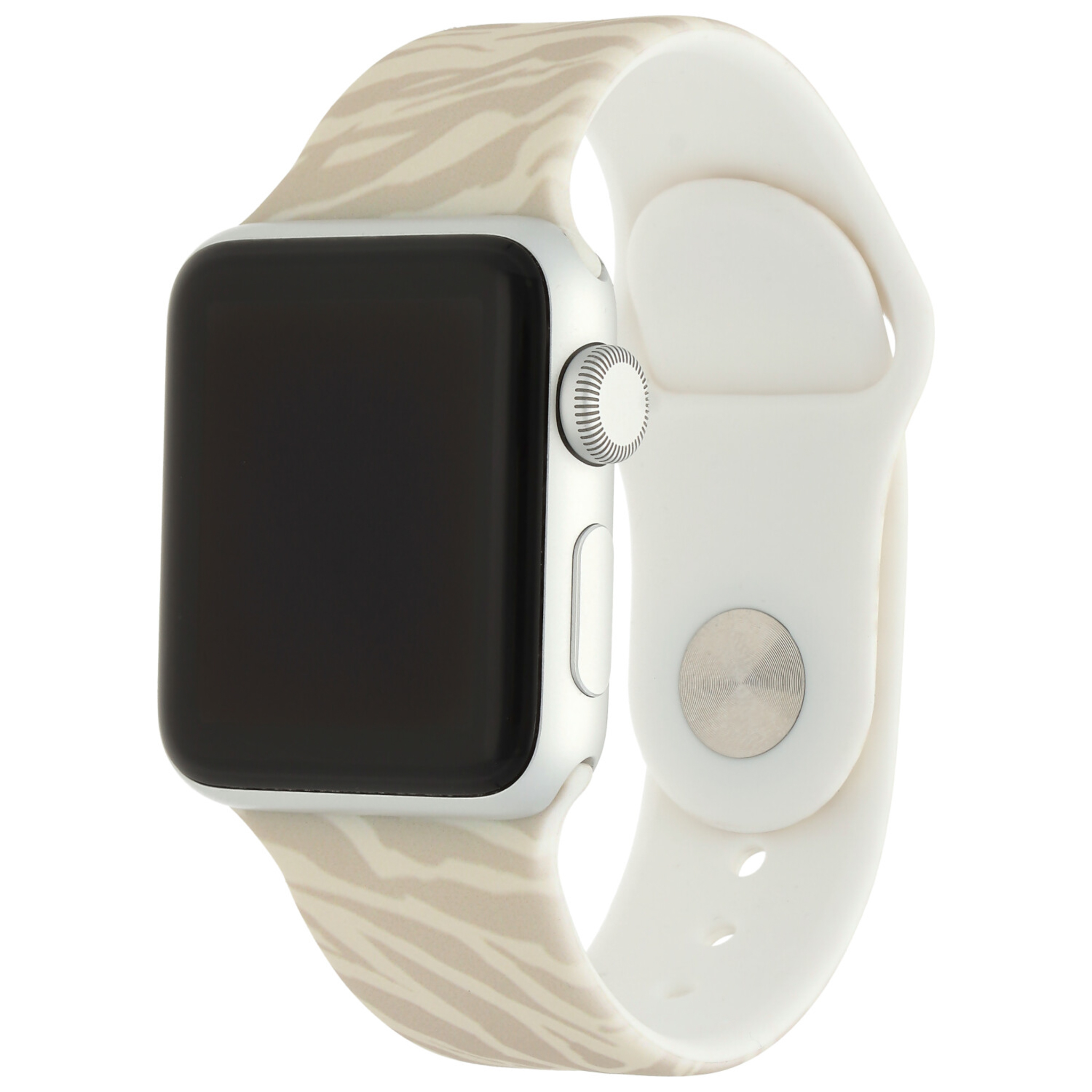 Apple Watch Print Sport Band - Zebra Beige